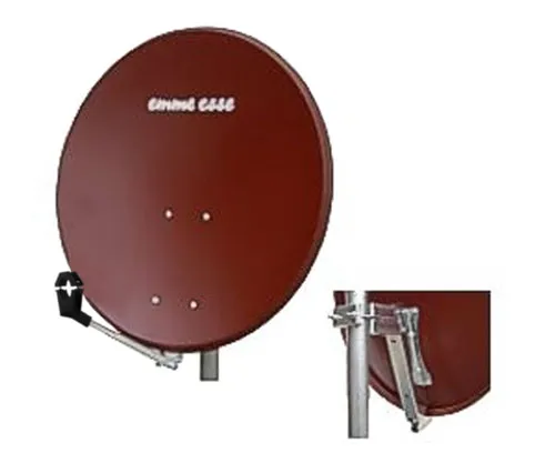 Satelitní parabola 80AL Emme Esse červená - rozbaleno - mírné prohnutí, viz foto