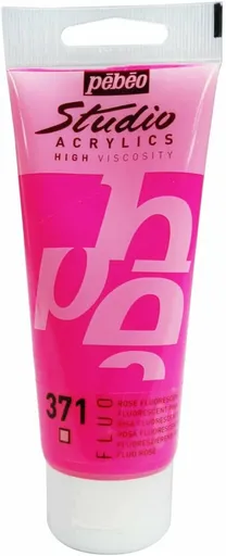 Akrylová barva Pébéo 100ml – 371 fluorescent pink