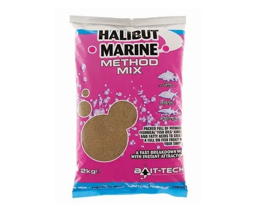 Bait-Tech krmítková směs Halibut Marine Method Mix 2 kg,Bait-Tech krmítková směs Halibut Marine Method Mix 2 kg