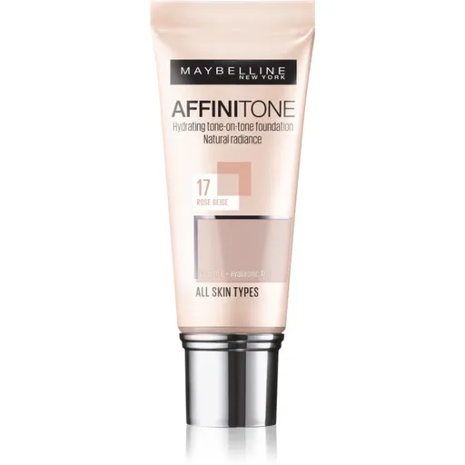 MAYBELLINE NEW YORK Affinitone hydratační make-up odstín 17 Rose Beige 30 ml