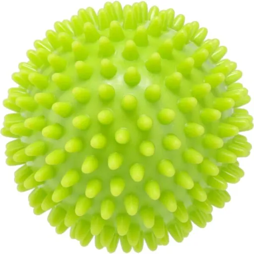 Fitforce MASSAGE BALL HARD 9 Masážní míček, světle zelená, velikost