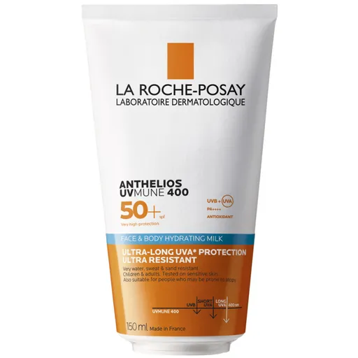 La Roche Posay Hydratační mléko na opalování Anthelios UVMune 400 (Face & Body Hydrating Milk) 150 ml