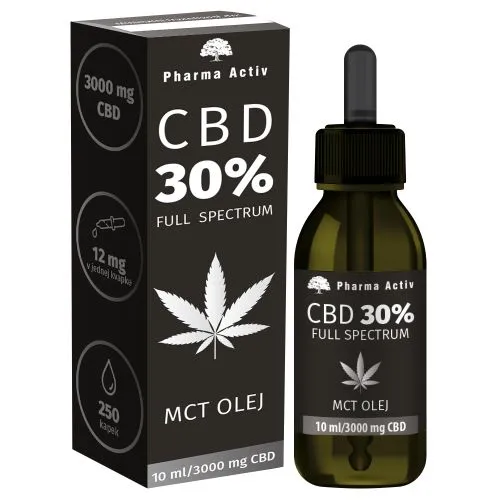 Pharma Activ CBD 30% MCT olej 3000 mg 10 ml