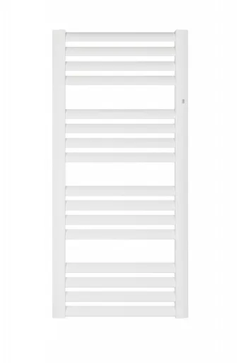 Instalprojekt Koupelnový radiátor MAKAO Barva Bílá, Doporučená topná tyč (W) 600, Rozměr A 60, Rozměr C 125, Skutečný rozměr radiátoru (v mm) 577 × 1205 mm, Typ připojení Klasické (na rozteč) RADMAK601235