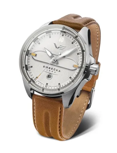 Vostok Europe Limitovaná edice Embéčka Automatic Line NH35-325A494 - Hnědý kožený řemínek