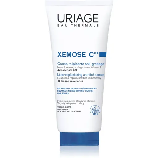 Uriage Xemose C8+ Lipid-Replenishing Anti-Irritation Cream relipidační zklidňující krém pro velmi suchou citlivou a atopickou pokožku 200 ml