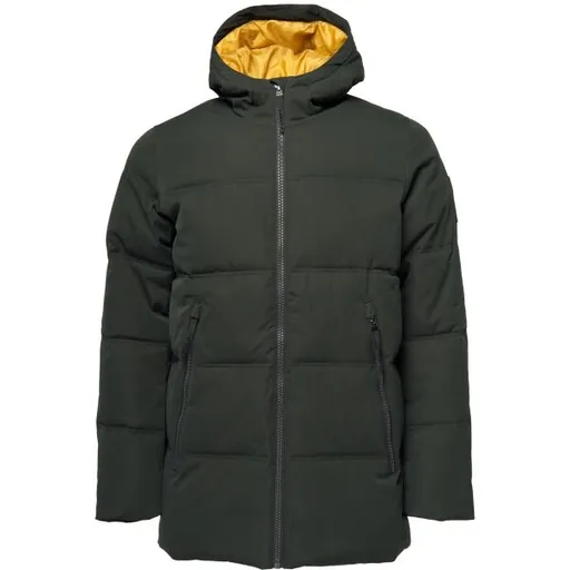 LOAP NODAL Pánský zimní kabát, tmavě zelená, velikost