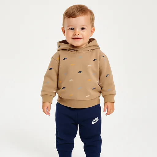 Nike kids n nsw pp aop flc po pant set 12m