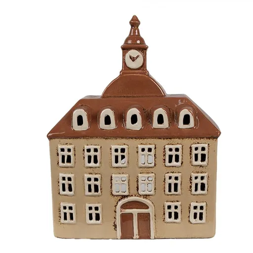 Rustikálně modrý porcelánový hrnek Chef  - 12*9*8 cm / 320 ml  HKLIVING