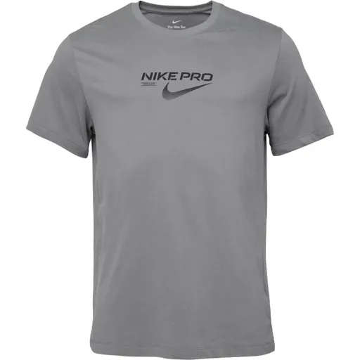 Nike DRI-FIT TEE PRO TRAINING M Pánské sportovní triko, tmavě šedá, velikost