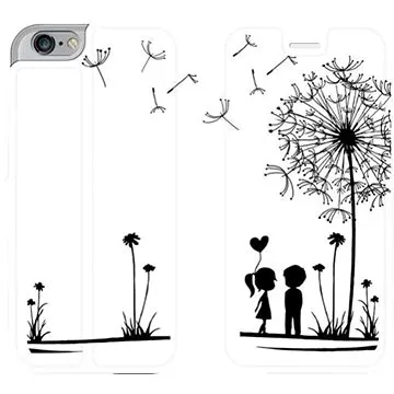 Flipové pouzdro na mobil Apple iPhone 6 / iPhone 6s - MH16P Dvojice s pampeliškou (5903226771141)