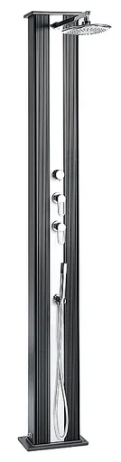 Hanscraft Solární sprcha DADA s ruční sprchou (antracit / inox)