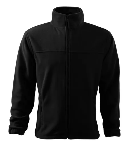 MALFINI Pánská fleecová mikina Jacket - Černá | 2XL