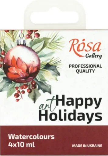 Sada akvarelových barev Rosa 4x10ml Vánoční edice 1