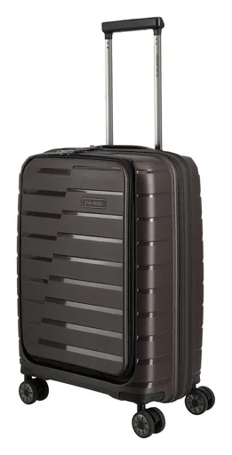 Palubní kufr na notebook Travelite Air Base 4w S Front pocket Coffee