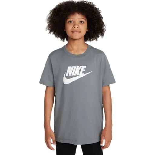 Nike SPORTSWEAR TEE FUTURA Dětské triko, šedá, velikost