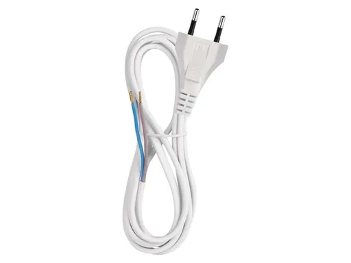 Flexo šňůra PVC 2x0,75mm 2m bílá EMOS S15272