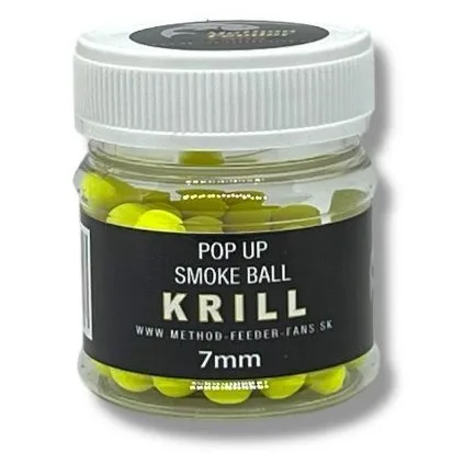 Method feeder fans plovoucí boilies pop up smoke ball 7 mm 50 ml - krill