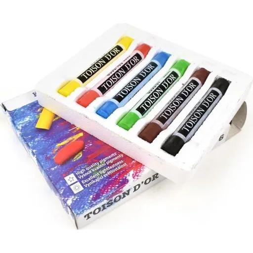 Koh-i-noor sada kříd prašných uměleckých 10 mm 6 ks Toison D'or