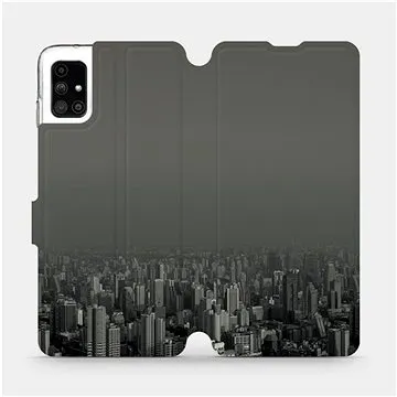 Flipové pouzdro na mobil Samsung Galaxy M51 - V063P Město v šedém hávu (5903516365326)