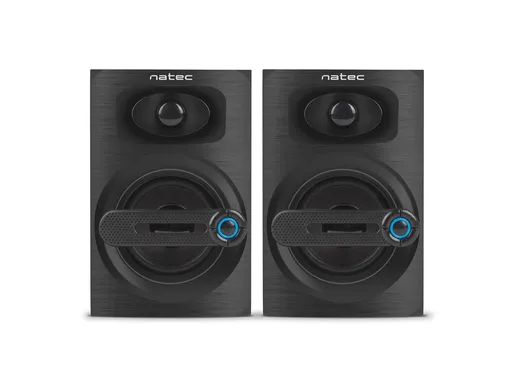 Natec reproduktory COUGAR/Stereo/6W/Černá