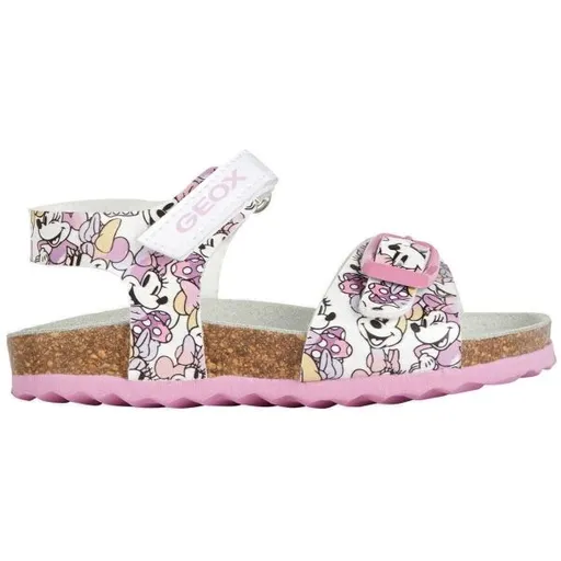 Geox B SANDAL CHALKI Dívčí volnočasová obuv, bílá, velikost