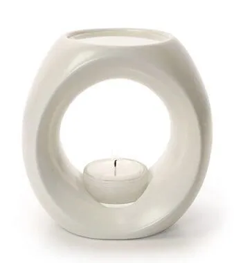 Primavera Keramická aromalampa krémově bílá