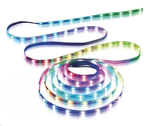 WG - Chytrý LED pásek WG17, 5 metrů, s ovladačem i aplikaci, IP 20, se síťovým adaptérem