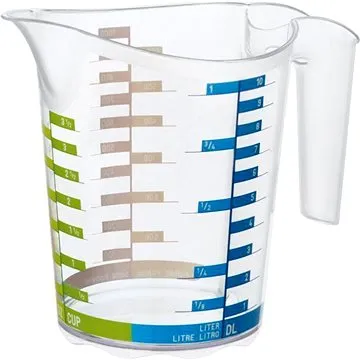 Odměrka plastová Rotho Domino 1000 ml (229975128)