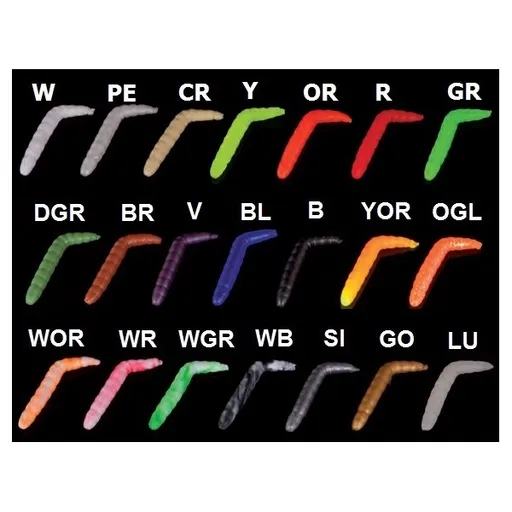 Saenger iron trout gumová nástraha baco 6 ks 4 cm-barva pe