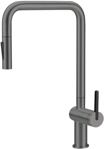 DEANTE Momi titanová kuchyňská baterie, s výsuvnou hubicí BKM_D73N