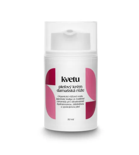 Kvetu Pleťový krém Damašská růže 50 ml