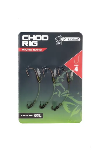 Nash Kompletní návazec Chod Rig - vel. 4 bez protihrotu,Nash Kompletní návazec Chod Rig - vel. 4 bez protihrotu