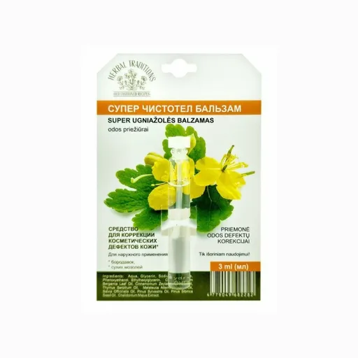 Extra účinný vlaštovičník – kosmetický přípravek na bradavice – 3 ml – Herbal Traditions