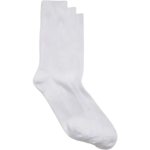 GAP V-BASIC CREW 3PK Pánské ponožky, bílá, velikost UNI