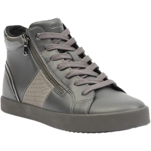 Geox D BLOMIEE Dámské volnočasové boty, tmavě šedá, velikost