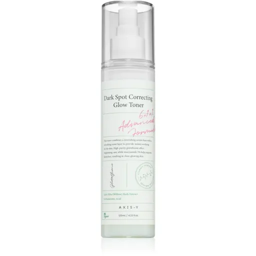 AXIS-Y 6+1+1 Advanced Formula Dark Spot Correcting Glow Toner rozjasňující tonikum pro pleť s hyperpigmentací 125 ml