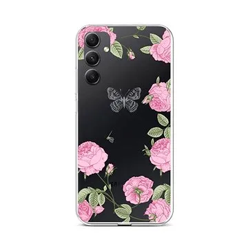 TopQ Kryt Samsung A34 Pivoňky 93173 (93173)