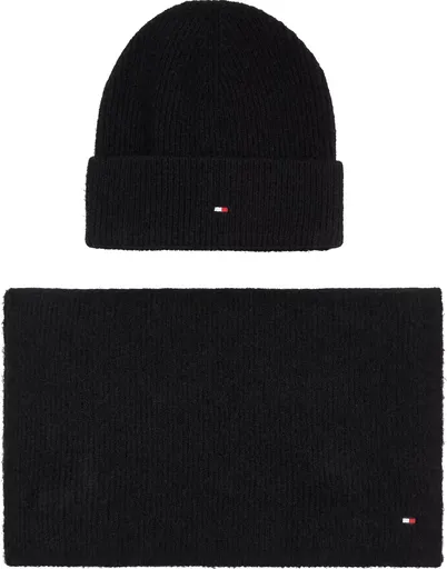 Tommy Hilfiger Dámská sada - čepice a šála AW0AW17124BDS