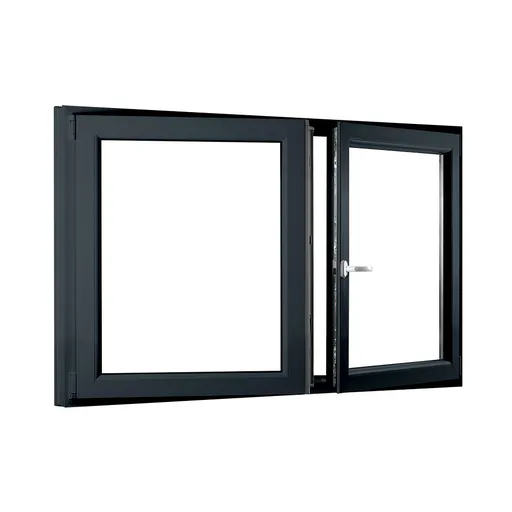 Dvoukřídlé plastové okno se štulpem REHAU Smartline+ - SKLADOVÁ-OKNA.cz - 1450 x 1100