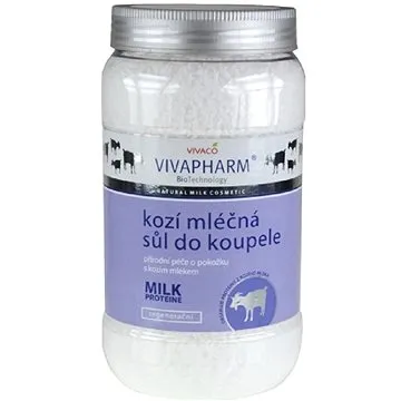 VIVACO Vivapharm Sůl do koupele s kozím mlékem 1200 g (8595635201882)