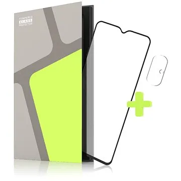 Tempered Glass Protector rámečkové Xiaomi Redmi 12C + sklo na kameru  (TGR-XR12C-BL)