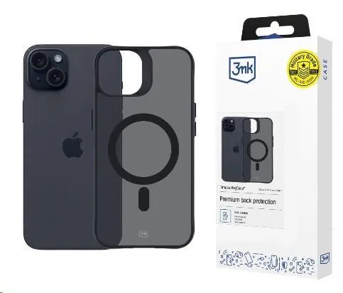 3mk ochranný kryt Smoke MagCase pro Apple iPhone 15 Plus