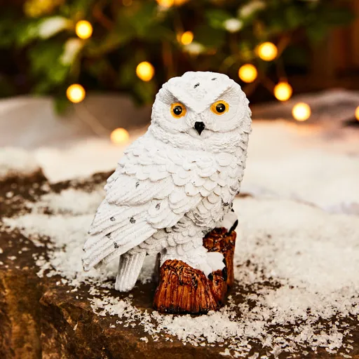 Dekorační figurka Sněžná sova