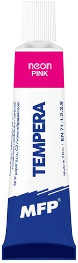 Temperové barvy 12ml NEON růžová