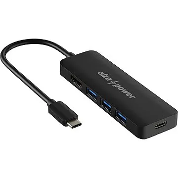 AlzaPower USB-C Dock Station 5v1 černý (APW-HCC5B)
