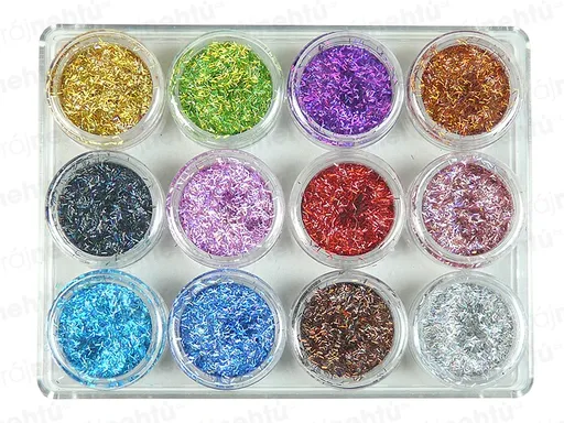 Ráj nehtů Zdobení na nehty GLITTER - flitry, čárky malé