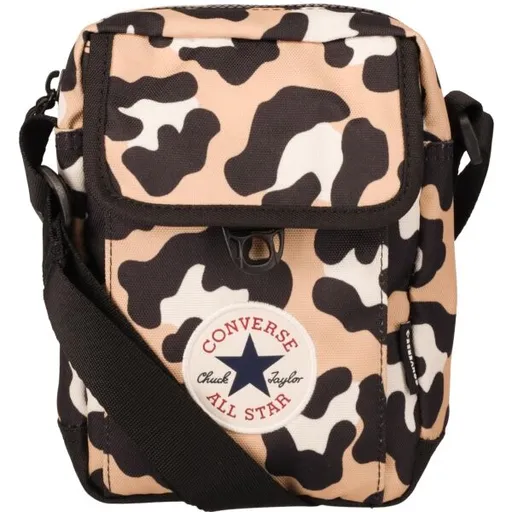 Converse LEOPARD AOP CROSSBODY 2 Unisex crossbody taštička, béžová, velikost