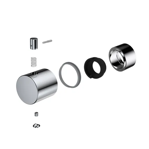 Mereo Regulátor teploty s pojistkou a krytkou kartuše pro termost. podomítkovou baterii CB415TER