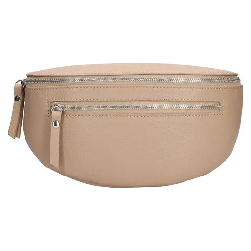 Dámská kožená ledvinka Italia Pavla - béžová